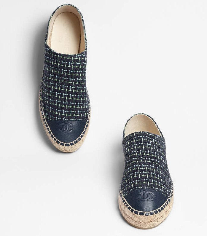 Chanel-Tweed-Espadrilles-blue