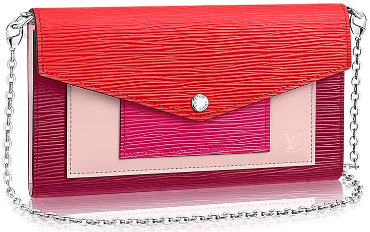 Louis-Vuitton-Multicolor-Layered-Chain-Wallet