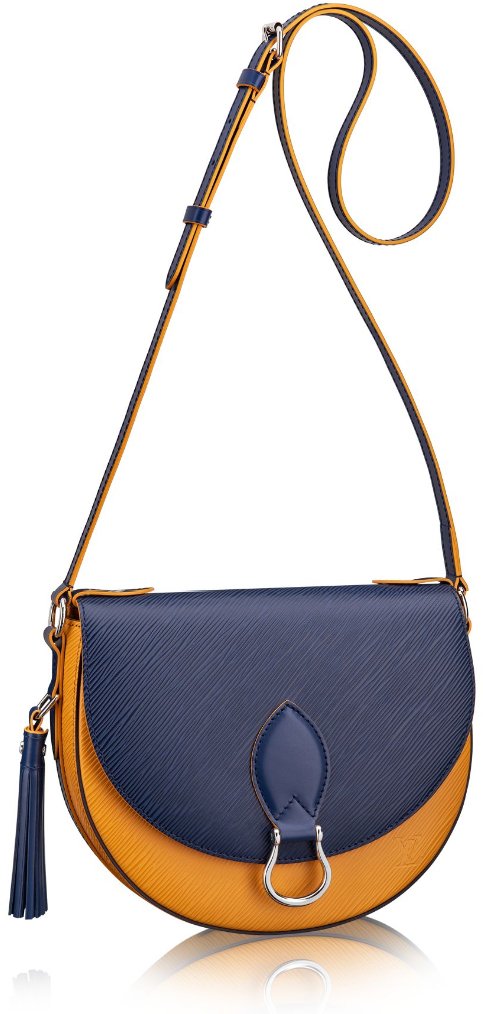 Louis-Vuitton-Saint-Cloud-Epi-Bag-Blue