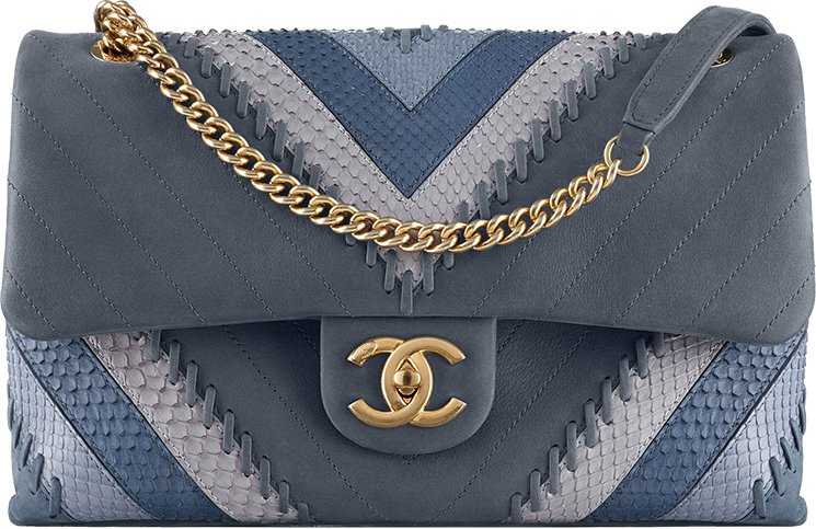 Chanel-Multicolor-Chevron-with-Stitching-Flap-Bag-3