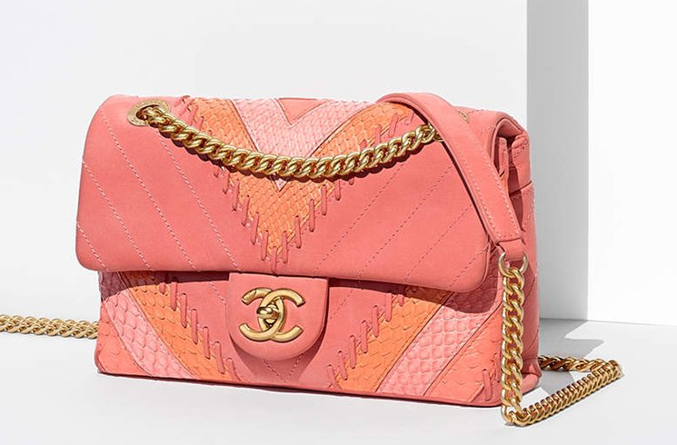 Chanel-Multicolor-Chevron-with-Stitching-Flap-Bag-4