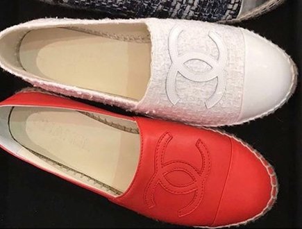 Chanel White Espadrilles thumb