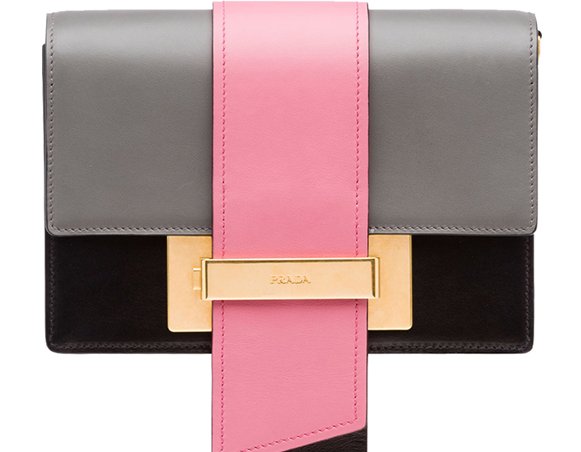 Prada Gold Plated Ribbon Bag nl