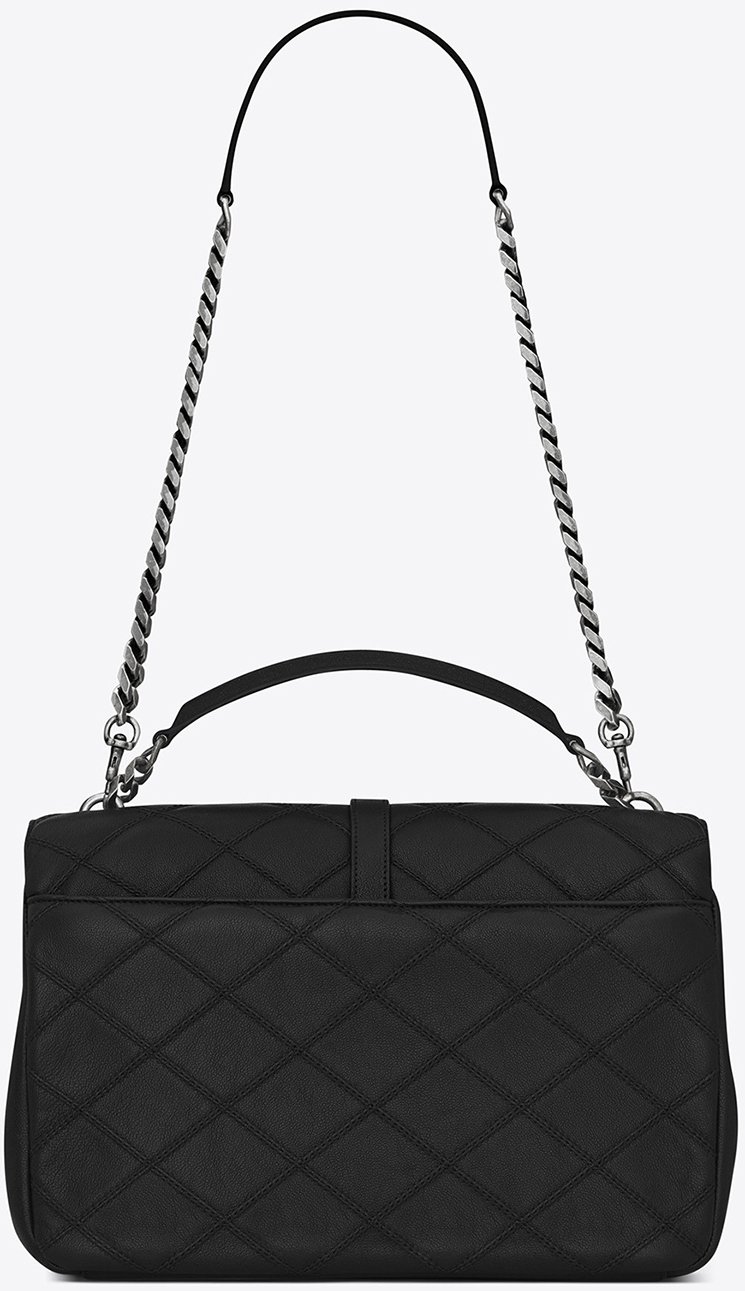 Saint-Laurent-Quilted-Stitching-College-Bag-5