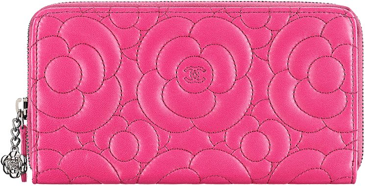 Chanel-Camellia-Quilted-Wallets