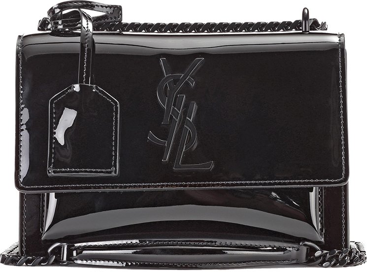 Saint-Laurent-Sunset-All-Black-Bag