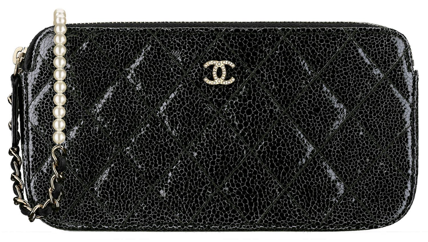 Chanel-Pearl-Clutch-With-Chain-Crackled-Patent