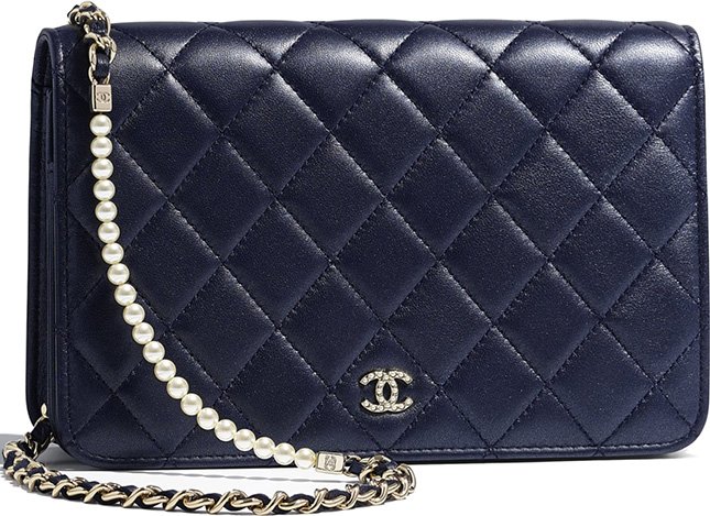 Chanel Pearl Wallet On Chain 1