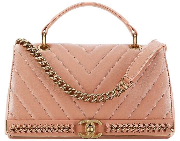 Chanel-Chevron-Chain-Stitched-Top-Handle-Flap-Bag-4