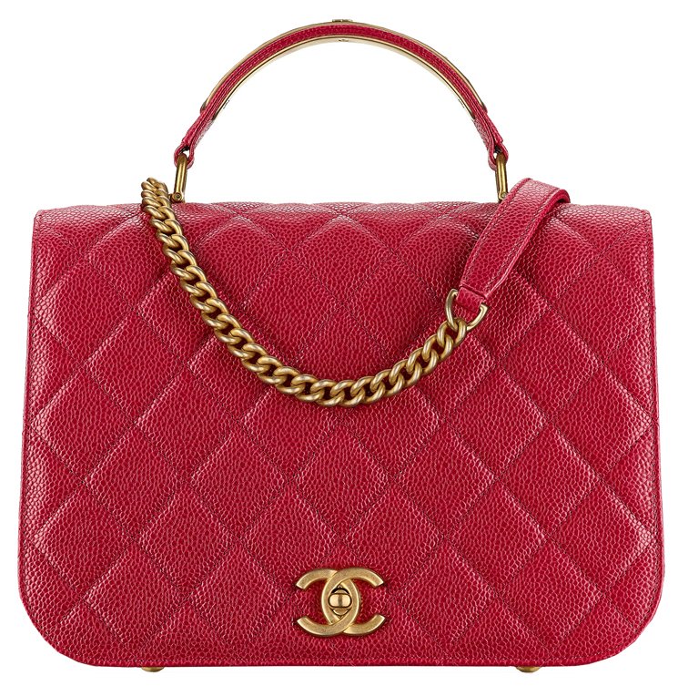 Chanel-Grained-Calfskin-Flap-Bag-with-Top-Handle-37