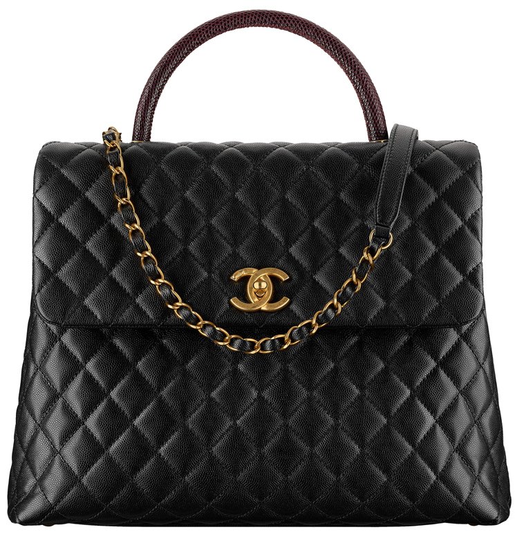 Chanel-Large-Coco-Handle-Bag-with-Lizard-Handle-31