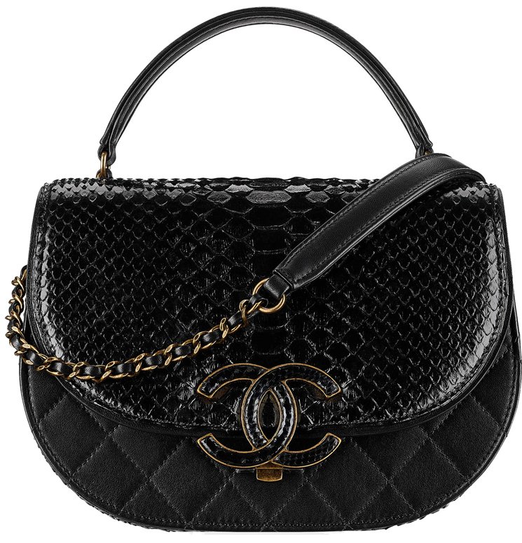 Chanel-Large-Round-Python-Flap-Bag-7