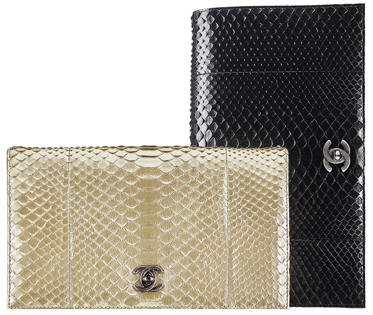 Chanel-Python-Clutch-With-Chain