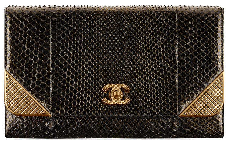 Chanel-Python-Studded-Edge-Clutch-with-Chain-23