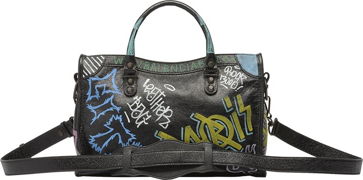 Balenciaga-Graffiti-Classic-City-Bag-5