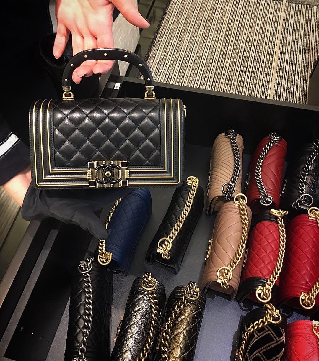 Chanel-Boy-Studded-Handle-Bag-4