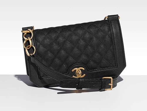 Chanel Grained Calfskin Flap Bag thumb