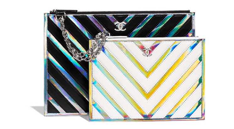 Chanel-Multicolor-Chevron-Double-Pouch-2