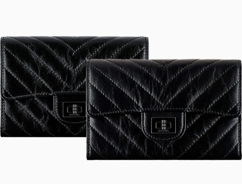 Chanel Reissue 2.55 So Black Small Wallets thumb