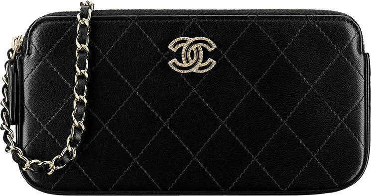 Chanel-Flat-Quilted-Clutch-with-Chain