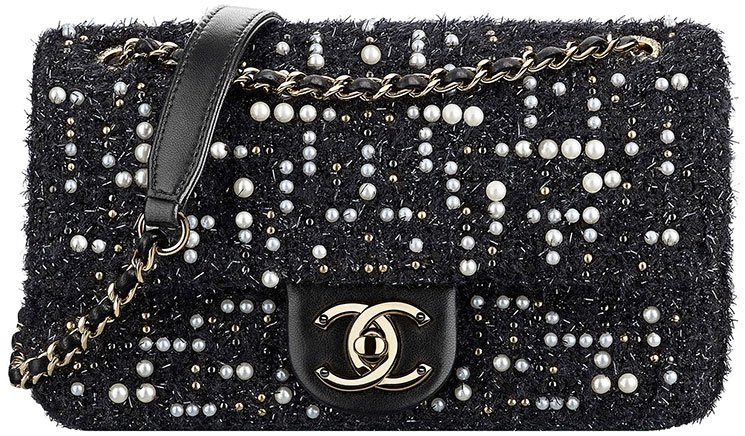 Chanel-Tweed-Cosmos-Pearl-Flap-Bag-3