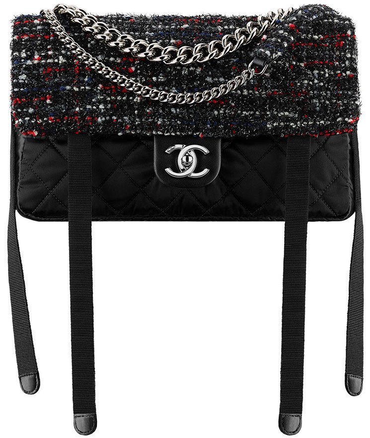 Chanel-Tweed-Nylon-Astronaut-Essentials-Flap-Bag