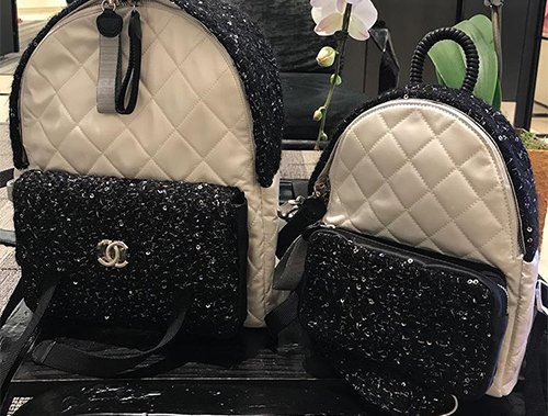 Chanel Embroidered Backpacks thumb