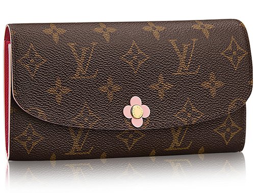 Louis Vuitton Monogram Flower Emilie Wallet thumb