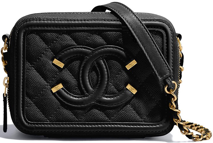 Chanel-CC-Filigree-Vanity-Clutch-With-Chain