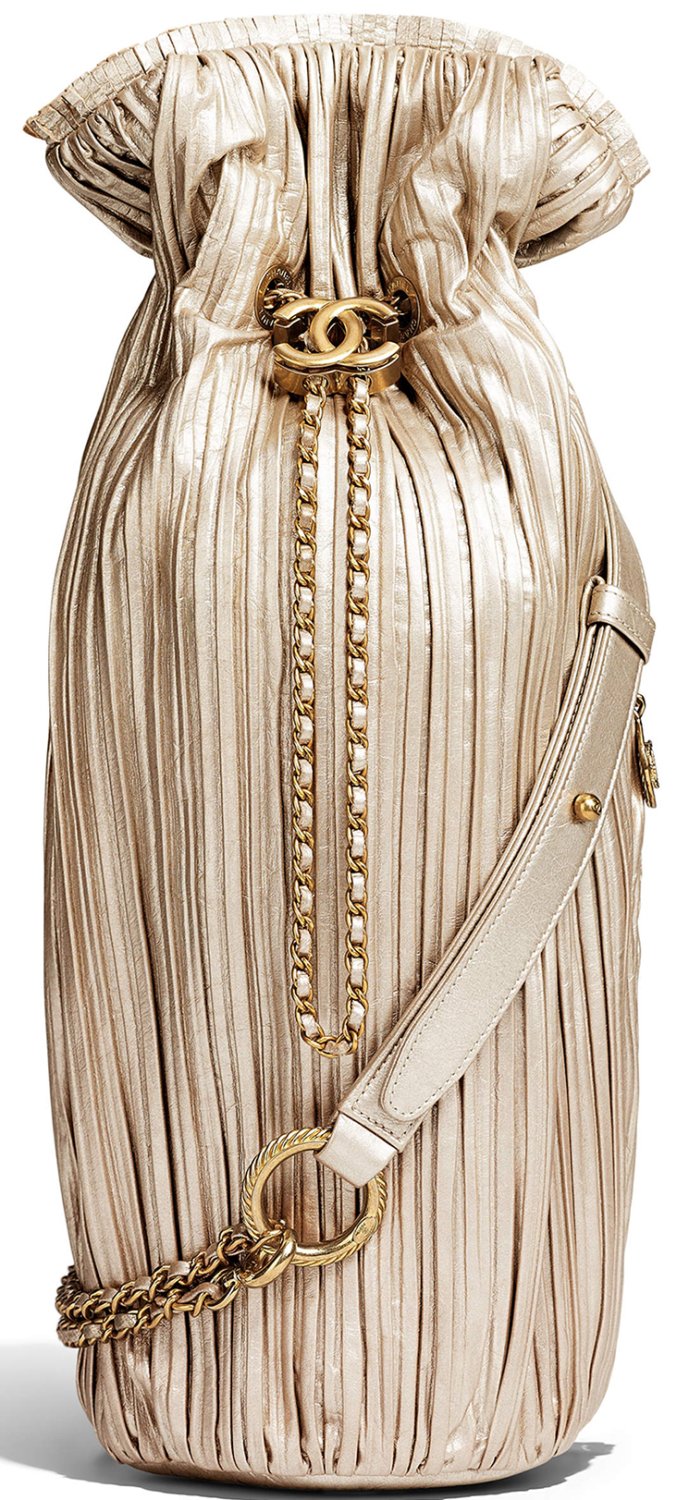 Chanel-Coco-Pleated-Drawstring-Bag