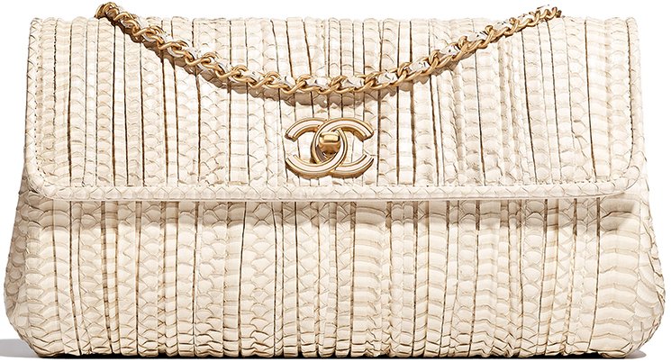 Chanel-Coco-Pleats-Clutch-with-Chain