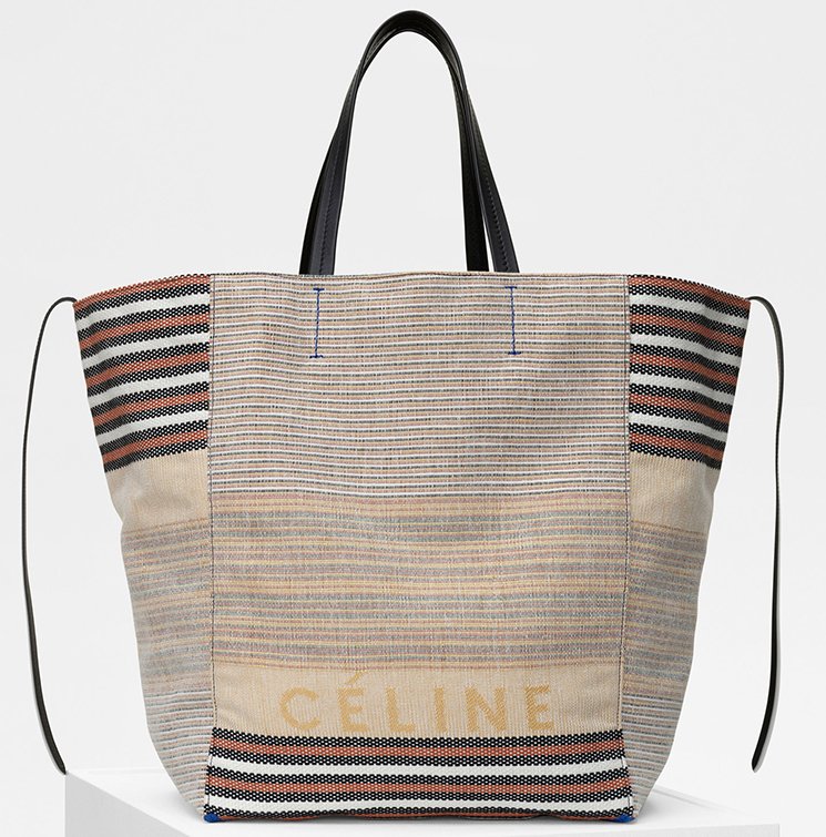 Celine-Large-Phantom-Bag-in-Multicolor-Cotton-And-Textile