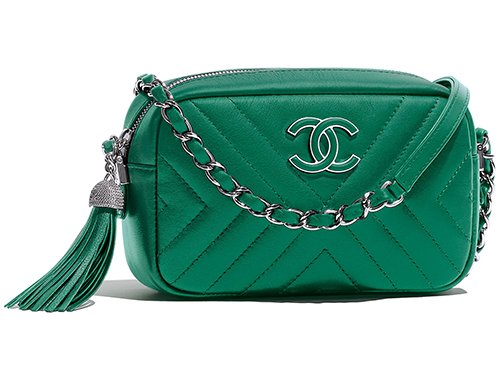 Chanel Diagonal Chevron Camera Case thumb