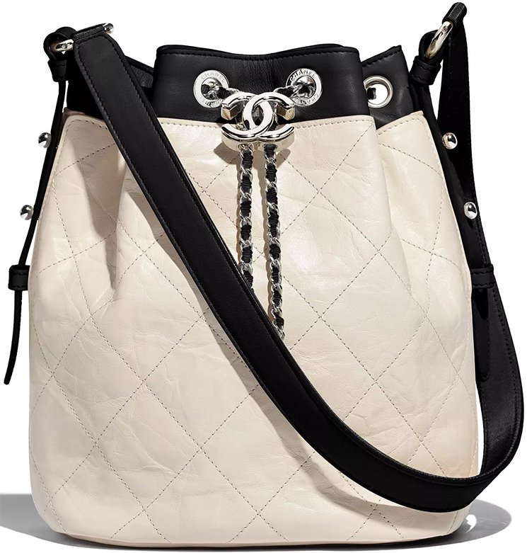 Chanel-Ivory-Black-Calfskin-Bag-4