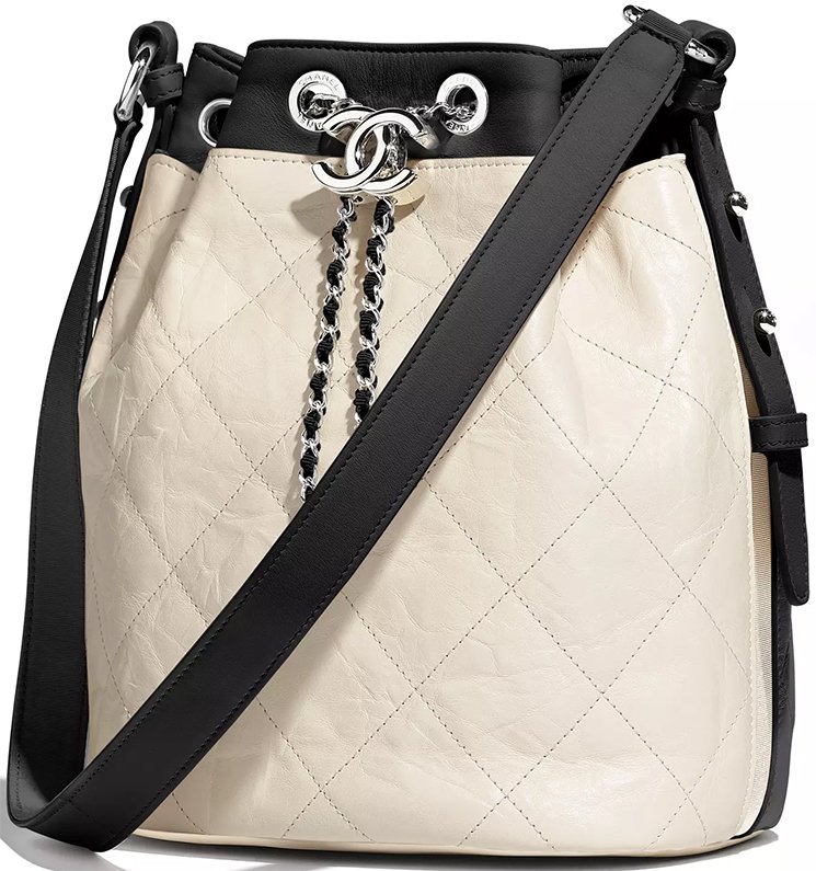 Chanel-Ivory-Black-Calfskin-Bag-6