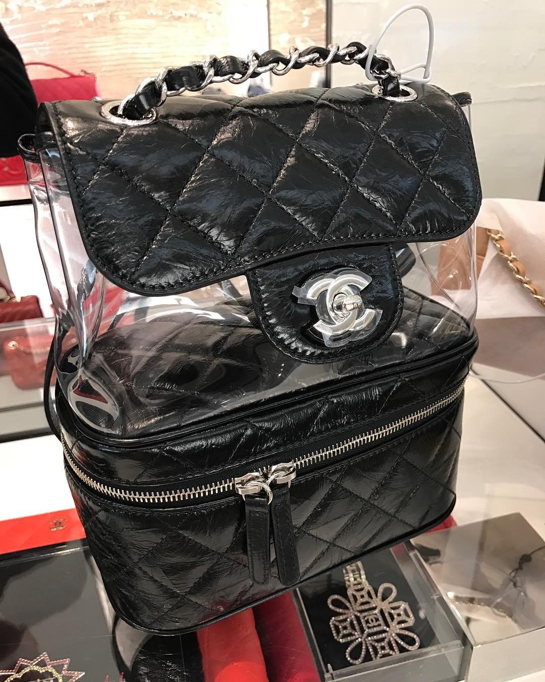 Chanel-Transparent-Vanity-Flap-Backpack-6