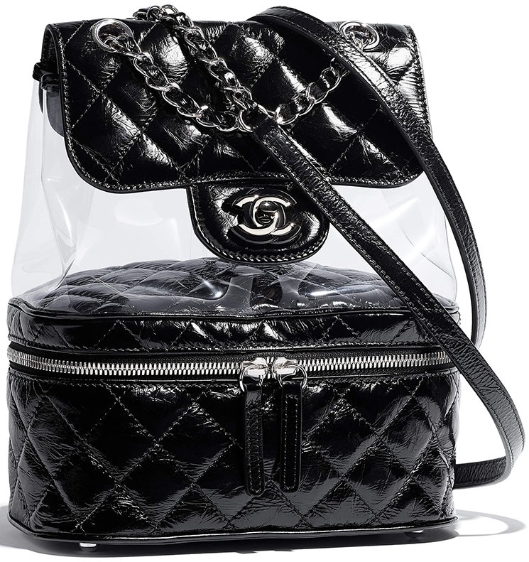 Chanel-Transparent-Vanity-Flap-Backpack