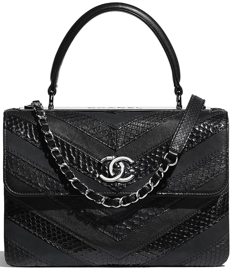 Chanel-Water-Snake-Chevron-Trendy-CC-Bag