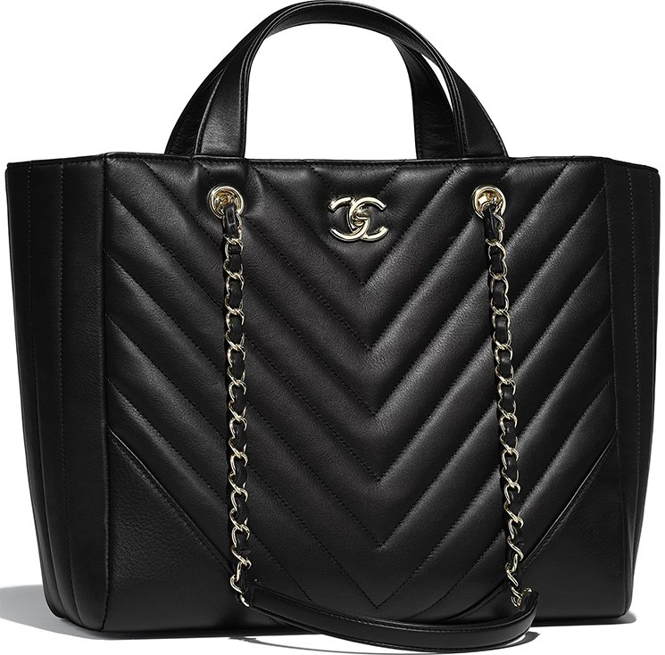 Chanel-Chevron-Statement-Tote-Bag