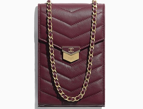 Chanel Chevron Medal Mini Clutch With Chain thumb