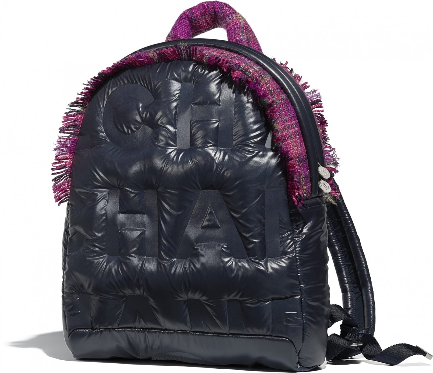 Chanel Nylon Tweed Coco Neige Backpack 3