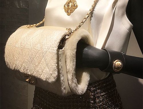 Chanel Shearling Handpocket Bag thumb