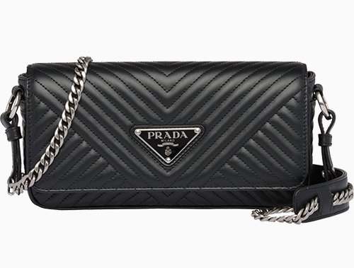 Prada Diagramme Mini Shoulder Bag thumb