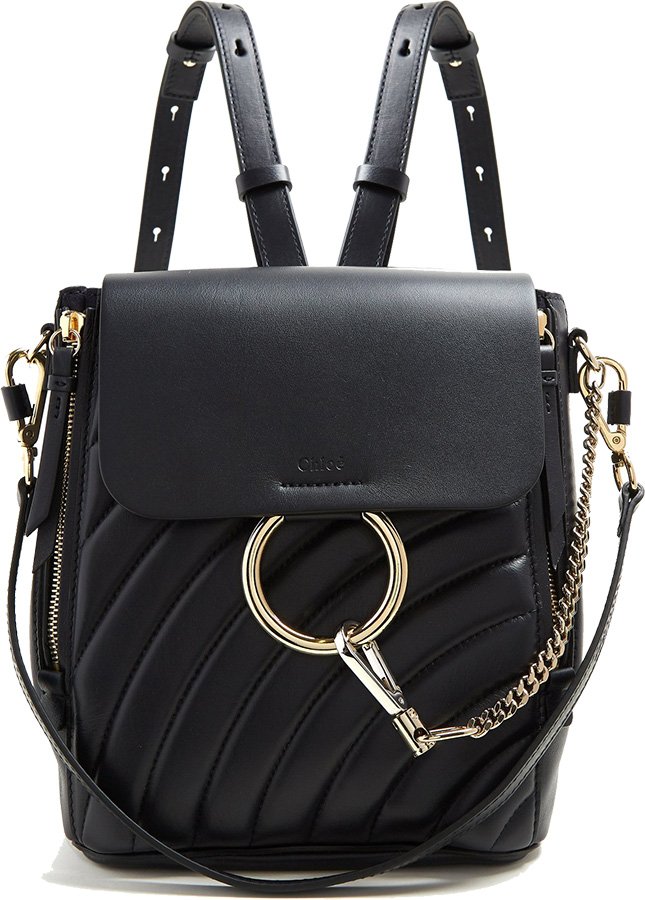 Chloe Diagonal Quilted Faye Backpack