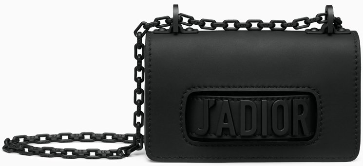 j adior all black bag small