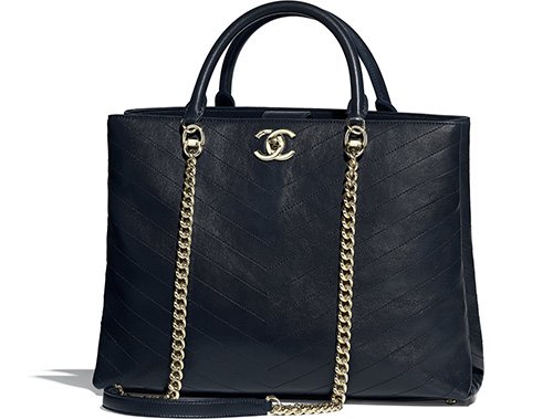 Chanel Chevron Tote Bag thumb