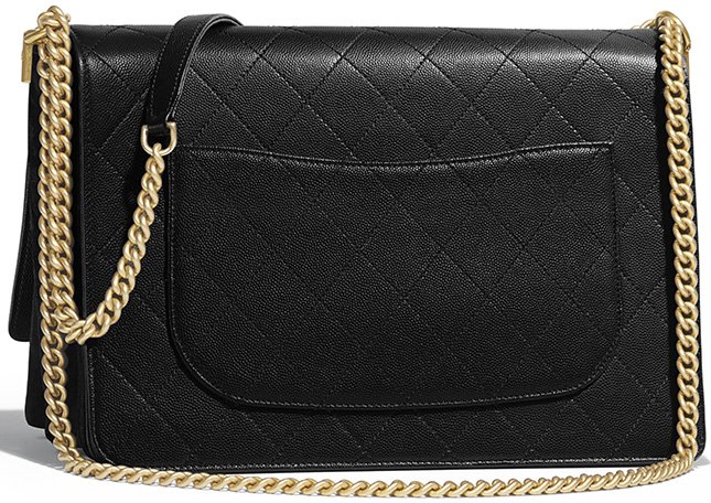 Chanel Grained Calfskin Enamel CC Flap Bag 2