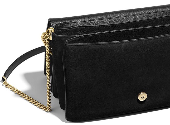 Chanel Grained Calfskin Enamel CC Flap Bag 3