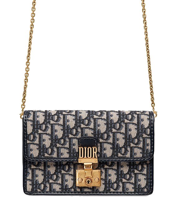 DiorAddict Oblique Chain Clutch 4