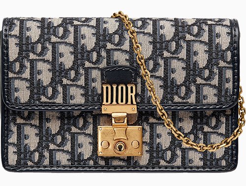 DiorAddict Oblique Chain Clutch thumb